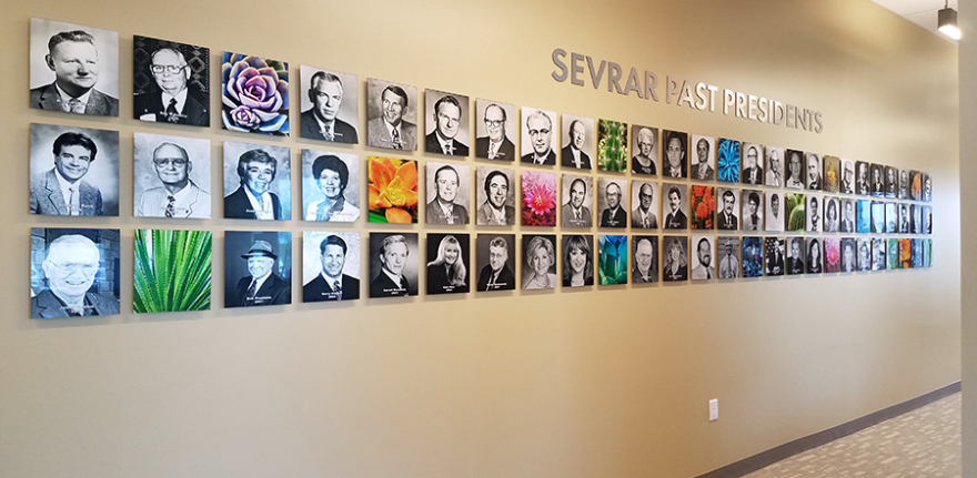 SEVRAR Past Presidents Wall