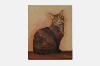 Oil Painting of Cat