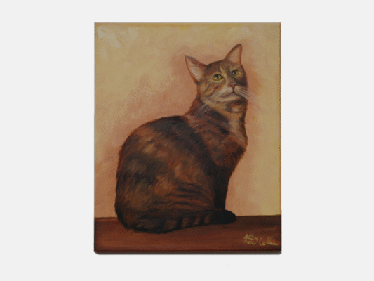 Oil Painting of Cat